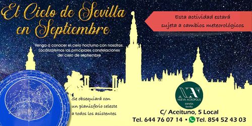 El cielo de Sevilla en septiembre